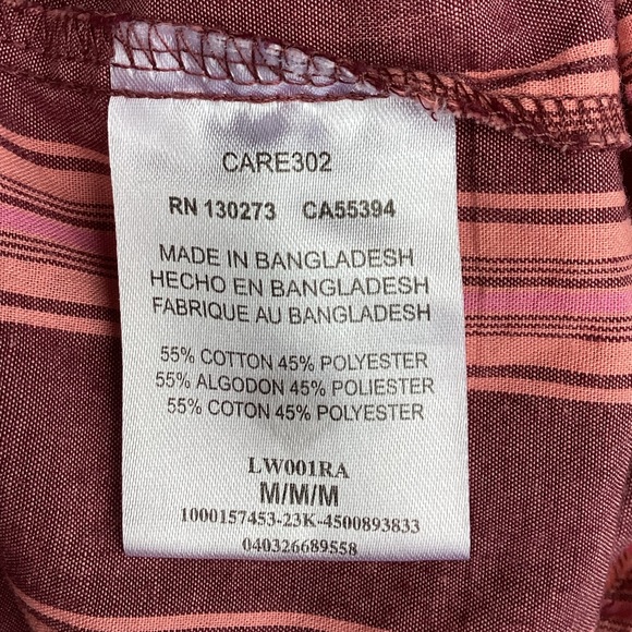 Wrangler Western Style Pearl Snap Striped Button-Up Shirt Women's Size Medium. - Picture 10 of 10